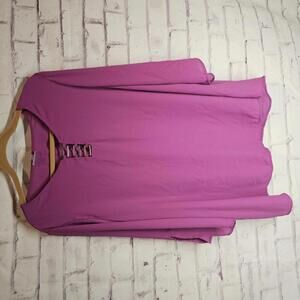 Fuschia Silky Lined Dress Top